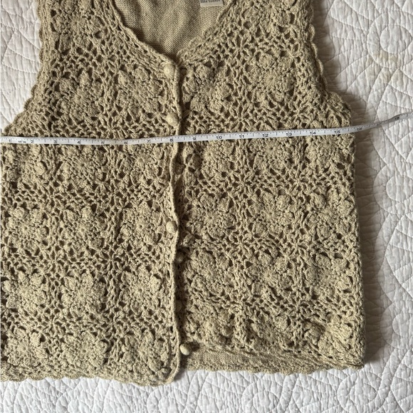 Crochet style tank vest - Picture 5 of 6